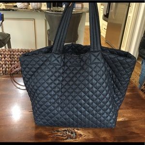 MZ Wallace Black Oxford Large Metro Tote